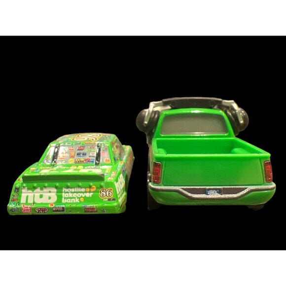 Disney Pixar‎ Cars Chick Hicks & Crew Chief Pick-Up Loose Die-cast Lot, Rare - Picture 3 of 7